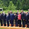 President Muhammadu Buhari pictured with other world leaders at the G7 summit in Germany