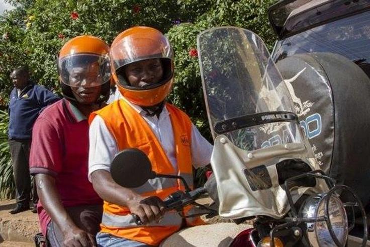 Safeboda motorcyclist