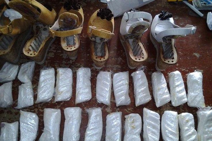 Officials of the National Drug Law Enforcement Agency (NDLEA) seized 2.235kg of cocaine inside soles of female shoes imported from Brazil.