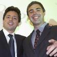 Google co-founders Sergei Brin and Larry Page