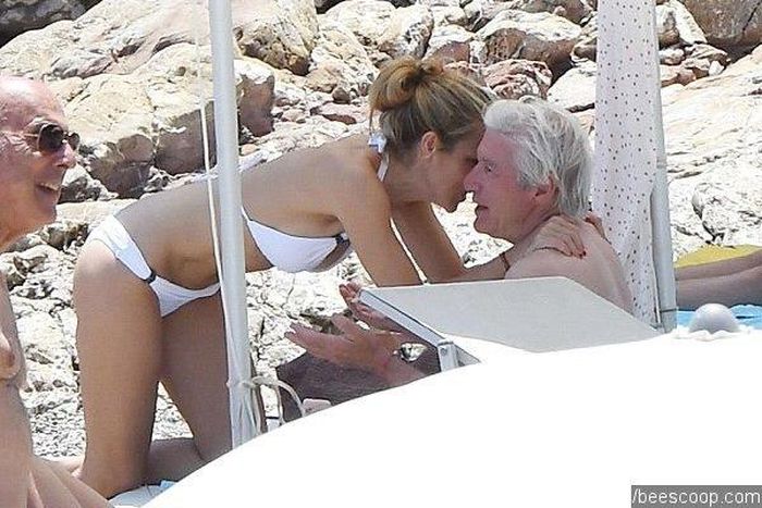 Richard Gere and GF, Alejandra Silva in Italy