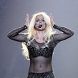 Britney Spears' suffers embarrassing hairstyle malfunction during performance in Las Vegas, February 27