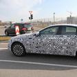 2017 Mercedes Benz E-Class sedan still wearing camouflage.