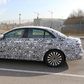 2017 Mercedes Benz E-Class sedan still wearing camouflage.