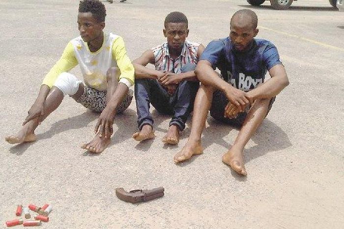 Kolawale Alani and comrades in crime.