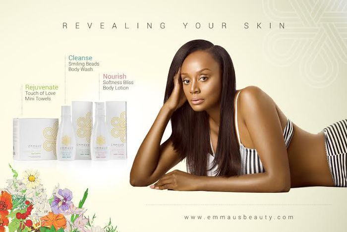 Michelle Dede for Emmaus Beauty skincare line