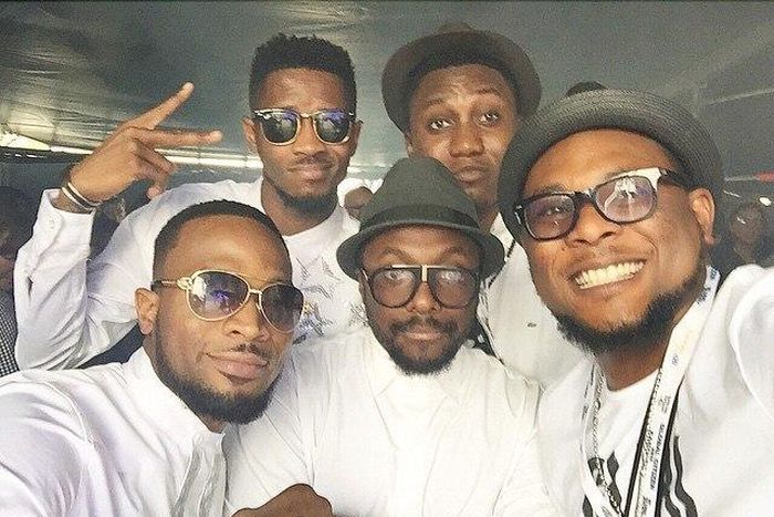 D'Banj and the DB Records crew hanging out with Will.i.am
