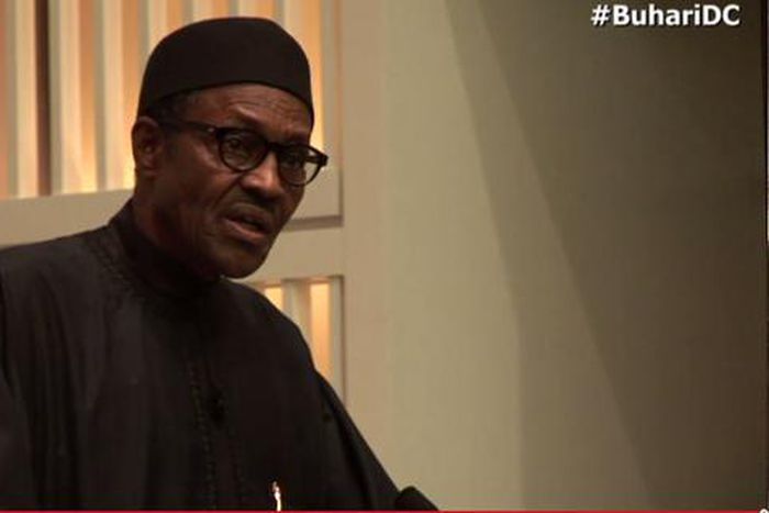 President Muhammadu Buhari speaks at U.S. Institute of Peace