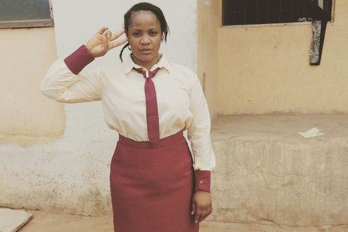 Uche Ogbodo on set of 'The Alexis'