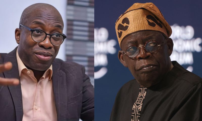 L-R: Segun Sowunmi, former PDP governorship candidate in Ogun State and President Bola Tinubu. [Getty Images/Facebook]