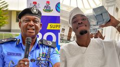 L-R: Police PRO, Olumuyiwa Adejobi and the Okoya brothers. [Facebook/X,formerly Twitter]