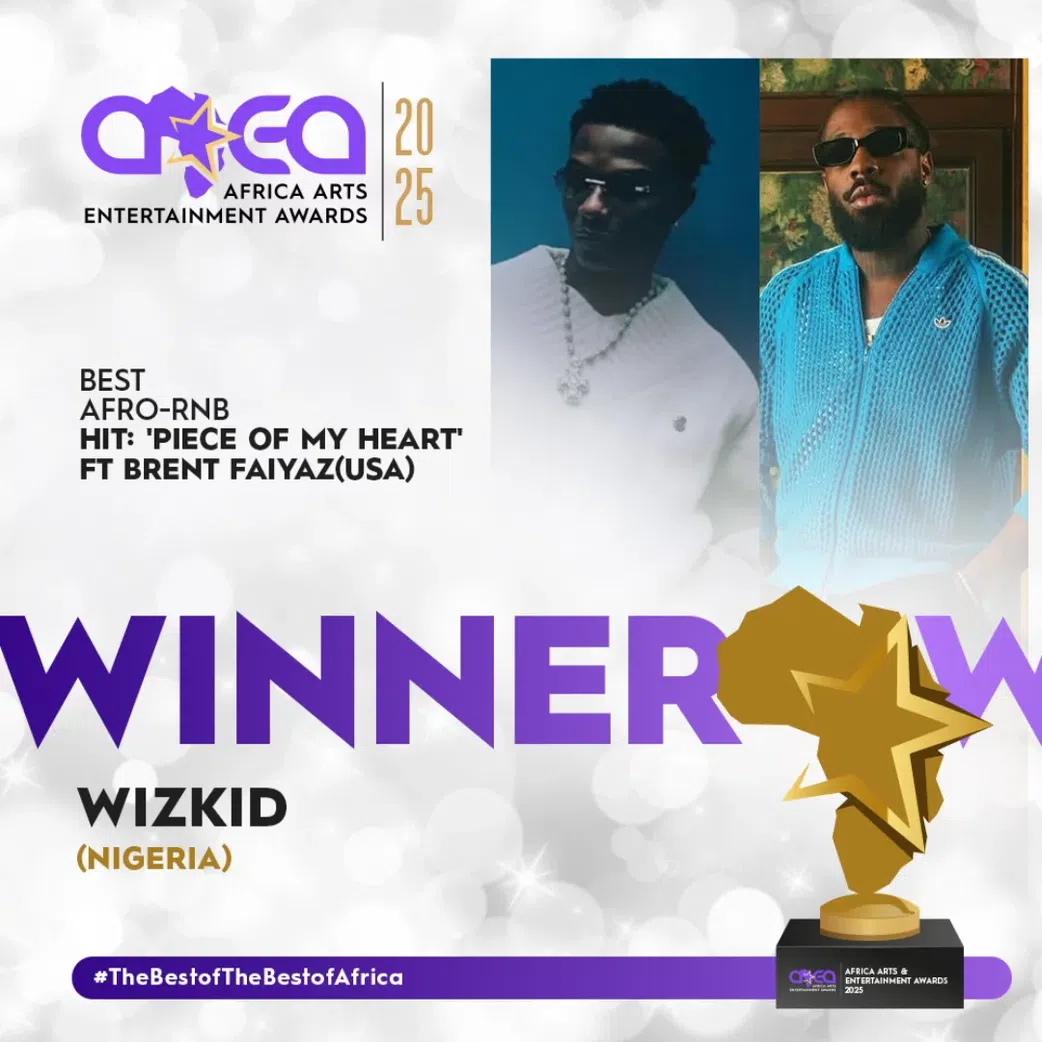 Burna Boy wins Best Overall Male Artist at 2025 AAEA Awards