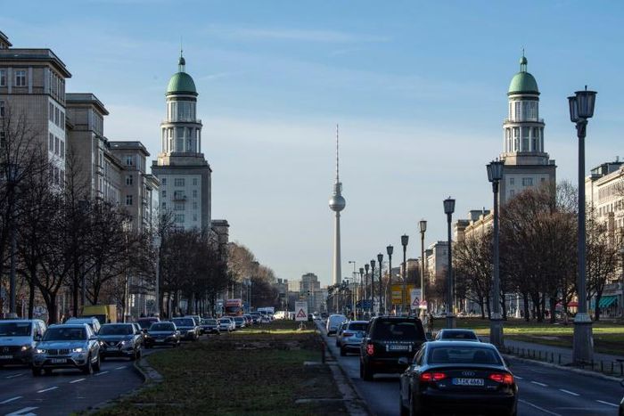Karl Marx Allee, the former East German government's showpiece of Stalinist-style buildings, is a front line in a battle against Berlin's gentrification