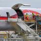 AFP reporters saw the jet land at the airport in Curacao, one of the focal points of a volatile standoff between Venezuelan President Nicolas Maduro and self-declared head of state Juan Guaido