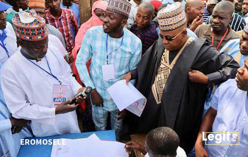 Governor Kashim Shettima of Borno state casts his vote3