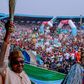 President Buhari visited Warri on Thursday, January 17, 2019, to declare a rally open. [Twitter/MuhammaduBuhari]