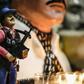 A statue of Mexican drug lord Joaquin "El Chapo" Guzman was earlier this month found guilty of trafficking over 130 tons of drugs into the US by a New York jury