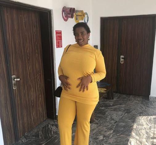 Karo being goofy at Ringier Building. (Instagram/Duchesskk)