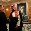 US Secretary of State Mike Pompeo meets Saudi Crown Prince Mohammed bin Salman during a previous visit to Riyadh on October 16, 2018