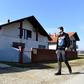 The family home, in the small Croatian town of Palovec, where a woman's body was found in the freezer