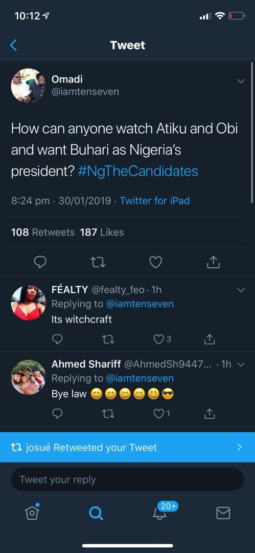 #NGTheCandidate: Atiku and Peter Obi set Nigerian Twitter on fire