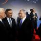US Vice President Mike Pence, Poland's President Andrzej Duda and Israeli Prime Minister Benjamin Netanyahu (left to right) speak at the opening of a conference on the Middle East in Warsaw
