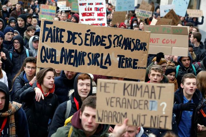 In Belgium the "Youth for Climate" movement has seen schoolchildren and students skip classes every Thursday for the past four weeks