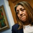 Former Trump National Golf Club housekeeper Victorina Morales speaks during an interview with AFP in the office of Democratic Representative Bonnie Watson Coleman in Washington on February 5, 2019