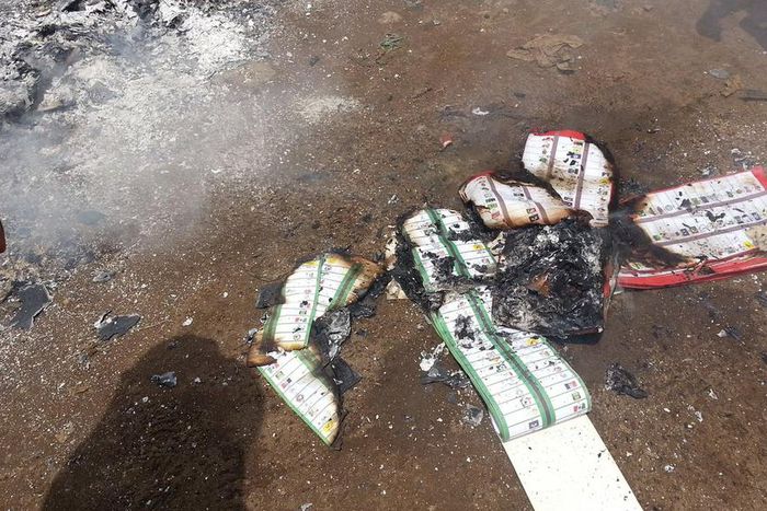 Police arrest 4 for allegedly burning ballot boxes in Lagos