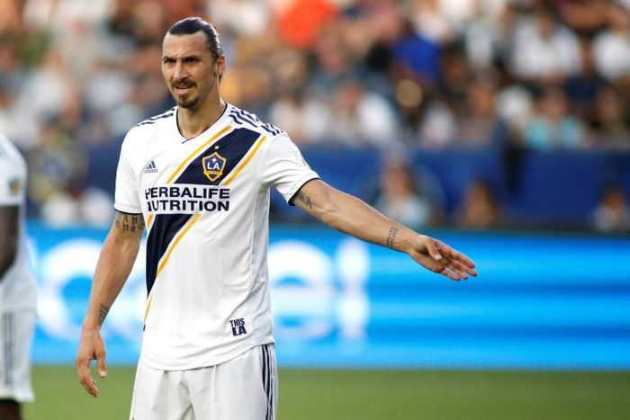 Zlatan Ibrahimovic of the Los Angeles Galaxy vows to break every Major League Soccer record this season