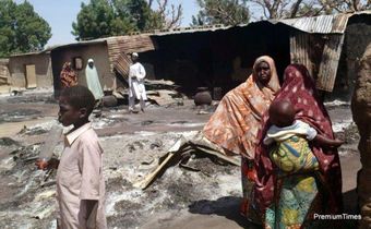 Aftermath of Boko Haram attack