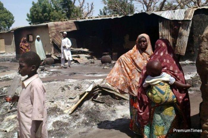 Aftermath of Boko Haram attack