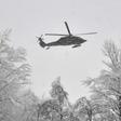 The Austrian army had to used two helicopters to rescue German students from a snowbound ski resort
