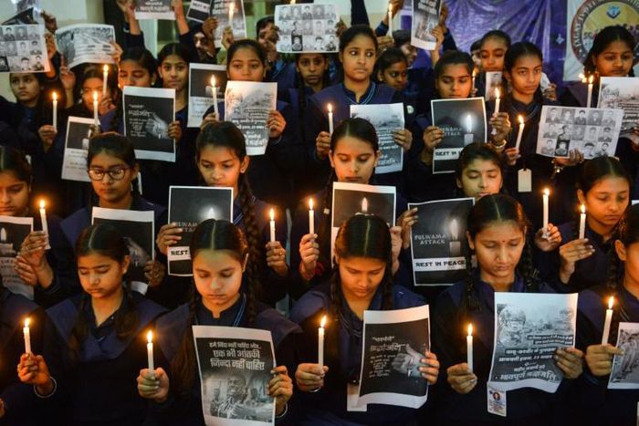 Vigils were held across India to pay tribute to the Central Reserve Police Force (CRPF) personnel killed in a February 14 suicide attack in Indian-administered Kashmir