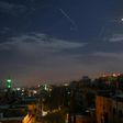 Syrian air defences respond to what state media said were Israeli missiles targeting Damascus early on January 21, 2019