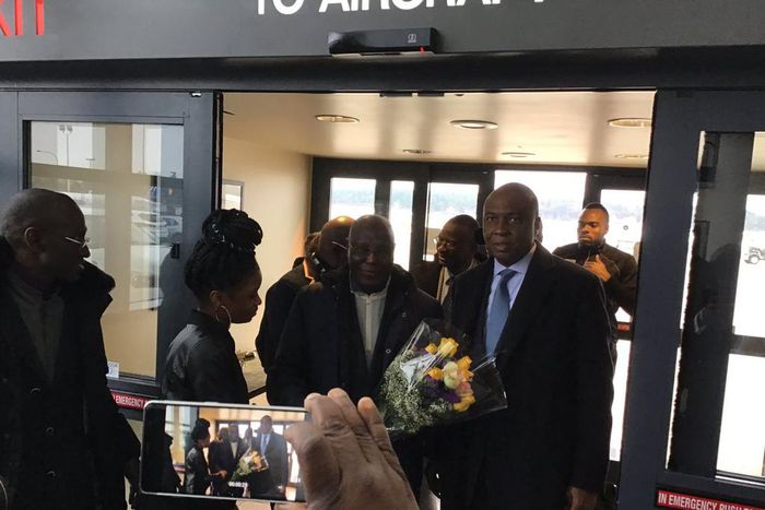 Atiku Abubakar is visiting the United States of America for the first time since reports about his travel restriction to the country being lifted came out in October 2018. [Twitter/osita_chidoka]