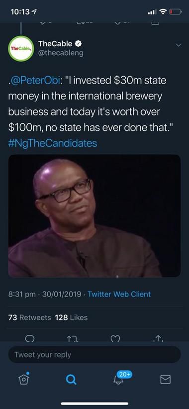 #NGTheCandidate: Atiku da Obi sun birge