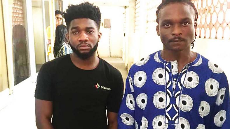 25-year-old Don-Chima George, and 28-year-old Razaq Oluwaseun Oke, the alleged rapists. (Guardian Nigeria)