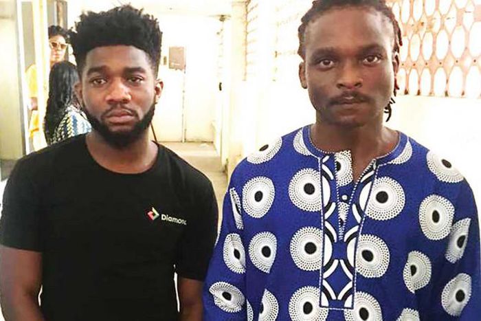 25-year-old Don-Chima George, and 28-year-old Razaq Oluwaseun Oke, the alleged rapists. (Guardian Nigeria)