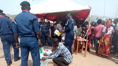 Confusion at Nyanya Polling Unit delays voting