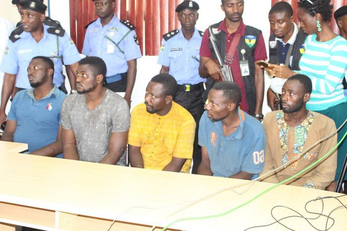 Leaders of the gang that carried out Offa robbery attack paraded for the second time by police in Abuja