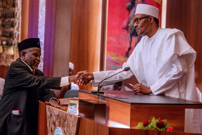 President Buhari suspends Onnoghen, swears in Tanko Mohammed as acting CJN
