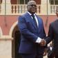 Tshisekedi, left, shown here with his Angolan counterpart Joao Lourenco, admitted to "imperfections" in the December polls that brought him to power