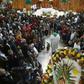 Relatives of three of the people killed in a massive blaze triggered by a leaky pipeline in Tlahuelilpan, Mexico attend their funeral on January 20, 2019