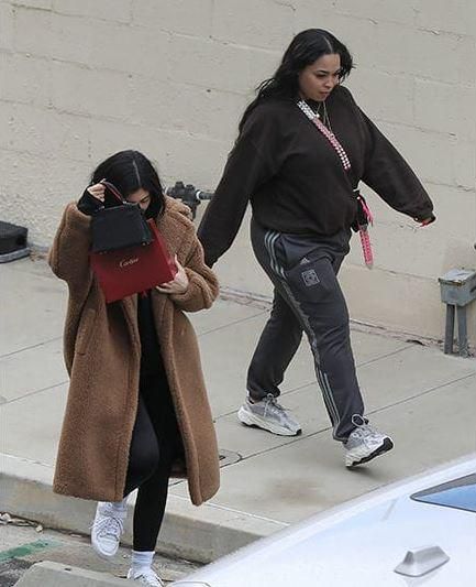 Kylie Jenner spotted with her new bestie, Heather Sanders [Credit: TMZ]