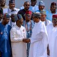President Muhammadu Buhari hosted Benue State governor, Samuel Ortom, and other political, traditional and opinion leaders from the state at the Presidential Villa on Monday, January 15, 2018