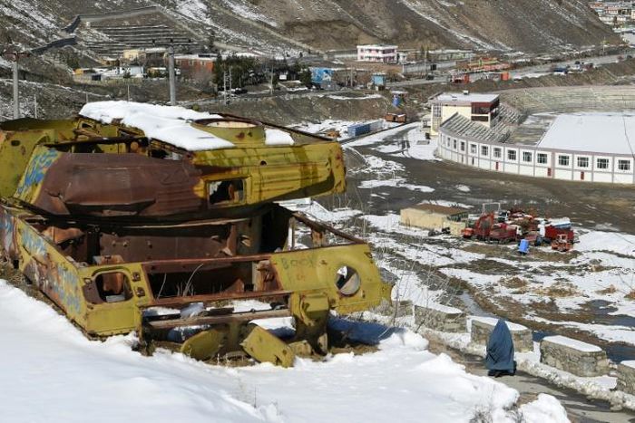 The road through Panjshir is punctuated by the rusted skeletons of Soviet tanks, helicopters and heavy guns
