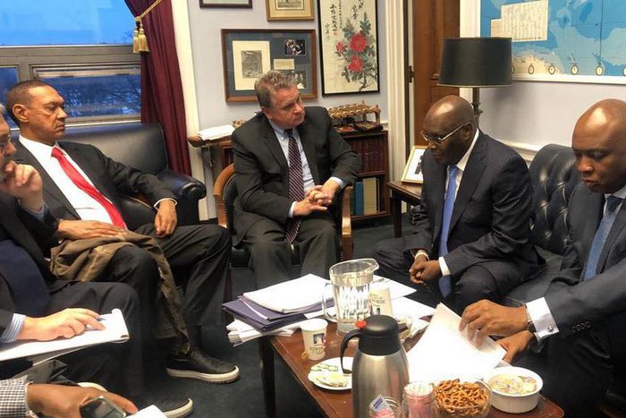 Atiku Abubakar is confident of support from the US government in an interview that saw him deny ever being banned from entering the states. [Instagram/bukolasaraki]