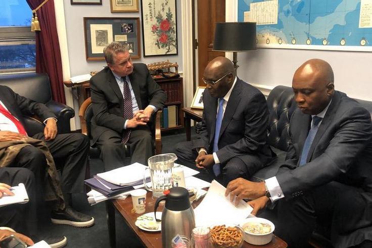 Atiku Abubakar is confident of support from the US government in an interview that saw him deny ever being banned from entering the states. [Instagram/bukolasaraki]