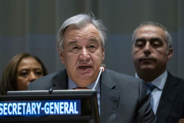 UN Secretary-General Antonio Guterres says contributions to peacekeeping operations are lagging